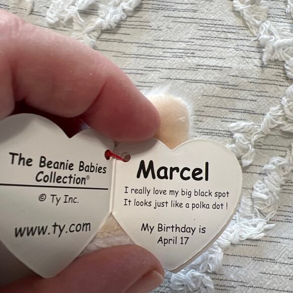 Ty Beanie Babies Marcel Realistic French Bulldog(41203) Stuffed Animal Plush - Picture 10 of 10